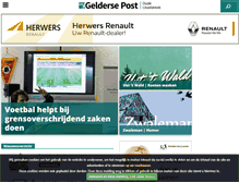 Tablet Screenshot of geldersepost.nl